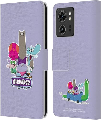 Miniatura 8 de Head Case Designs Officially Licensed Chowder Animated Series Full Face Graphics Leather Book Wallet Case Cover Compatible with Motorola Moto Edge 40