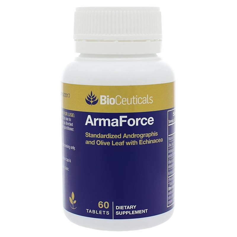Shoofoo ArmaForce Suplemento para a imunidade com andrographis, folha de oliveira, vitamina C e zinco — 60 cápsulas