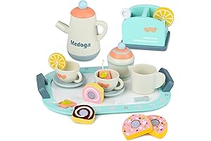 Medoga Wooden Tea Set: A Whimsical Tea Party Experience for Little Dreamers
