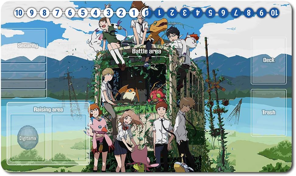 Digimon Playmat , Digimon Mouse Pad Board Game MTG Playmat Table Mat