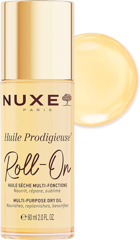 NUXE Huile Prodigieuse Multi-Purpose Dry Body Oil, Skin & Hair | Lightweight scented dry oil for skin, face & hair, French skincare with 7 botanical oils for after shower hydration & glow