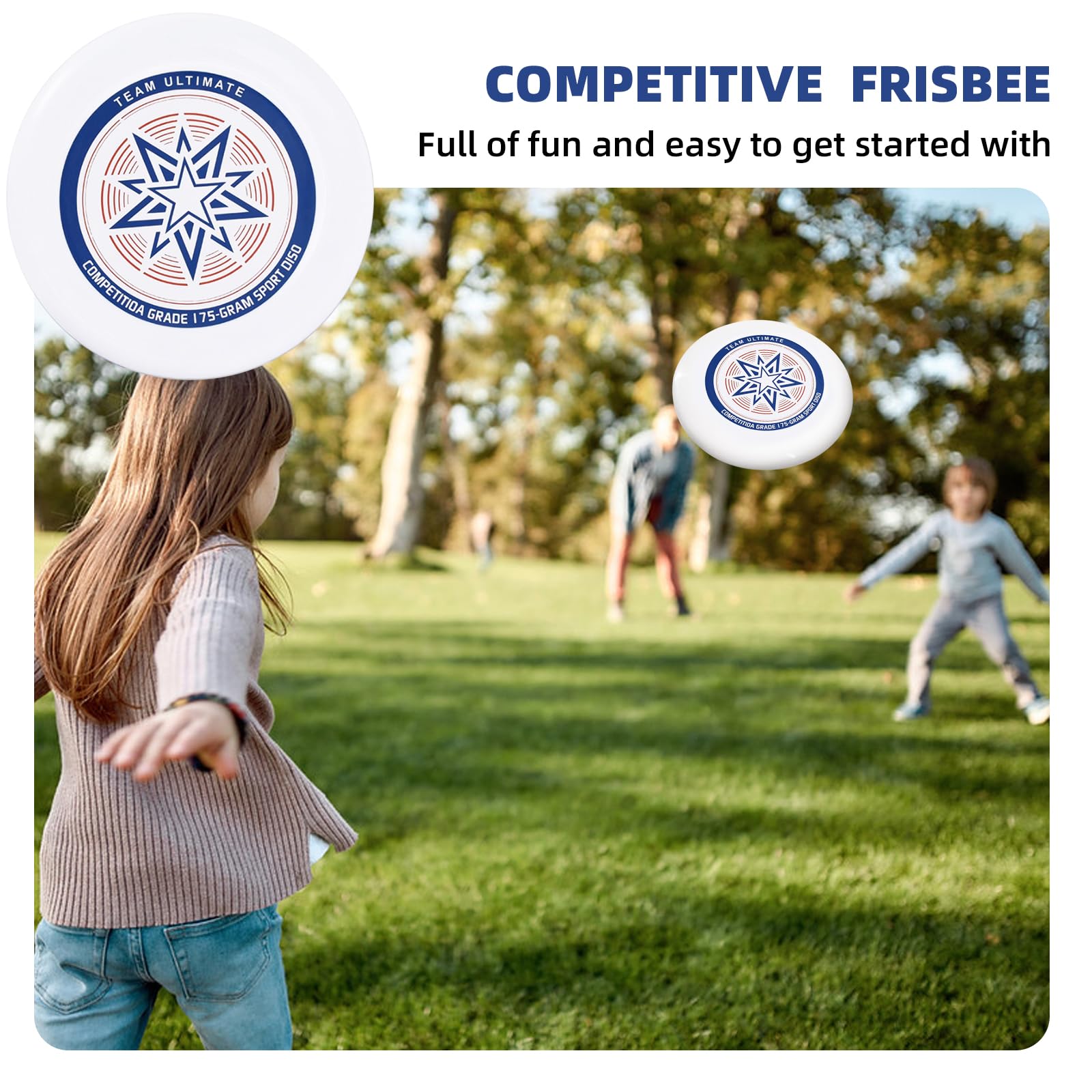 Frisbee Eurodisc 175g - Professionale Per Ultimate, Diametro 10.5 Pollici, Plastica ABS - Foto 6