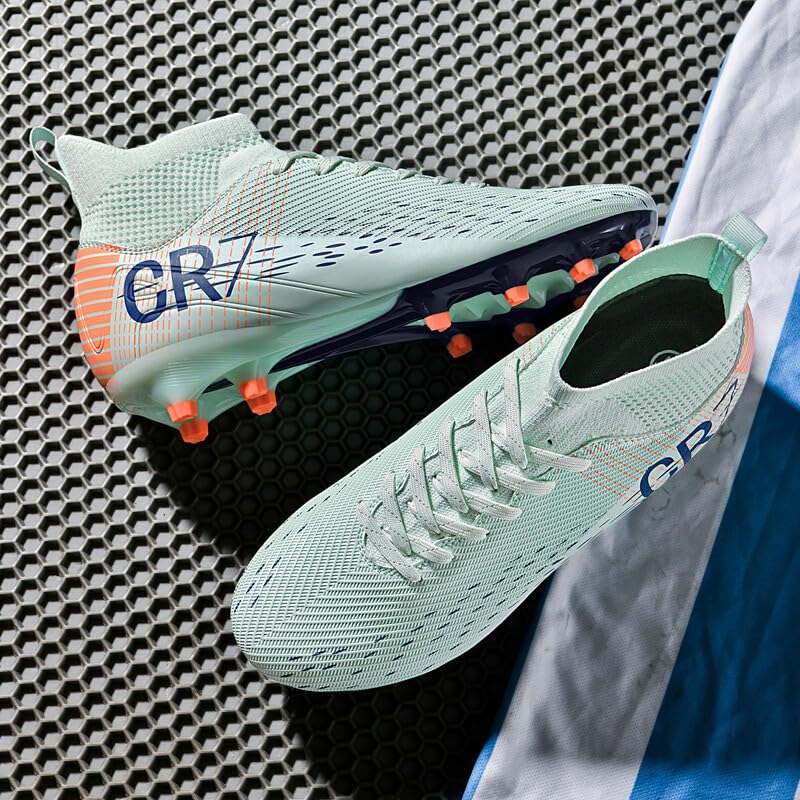 Image of Men's Soccer Shoes Boys Students Grass Training Shoes Outdoor Football Shoes Unisex