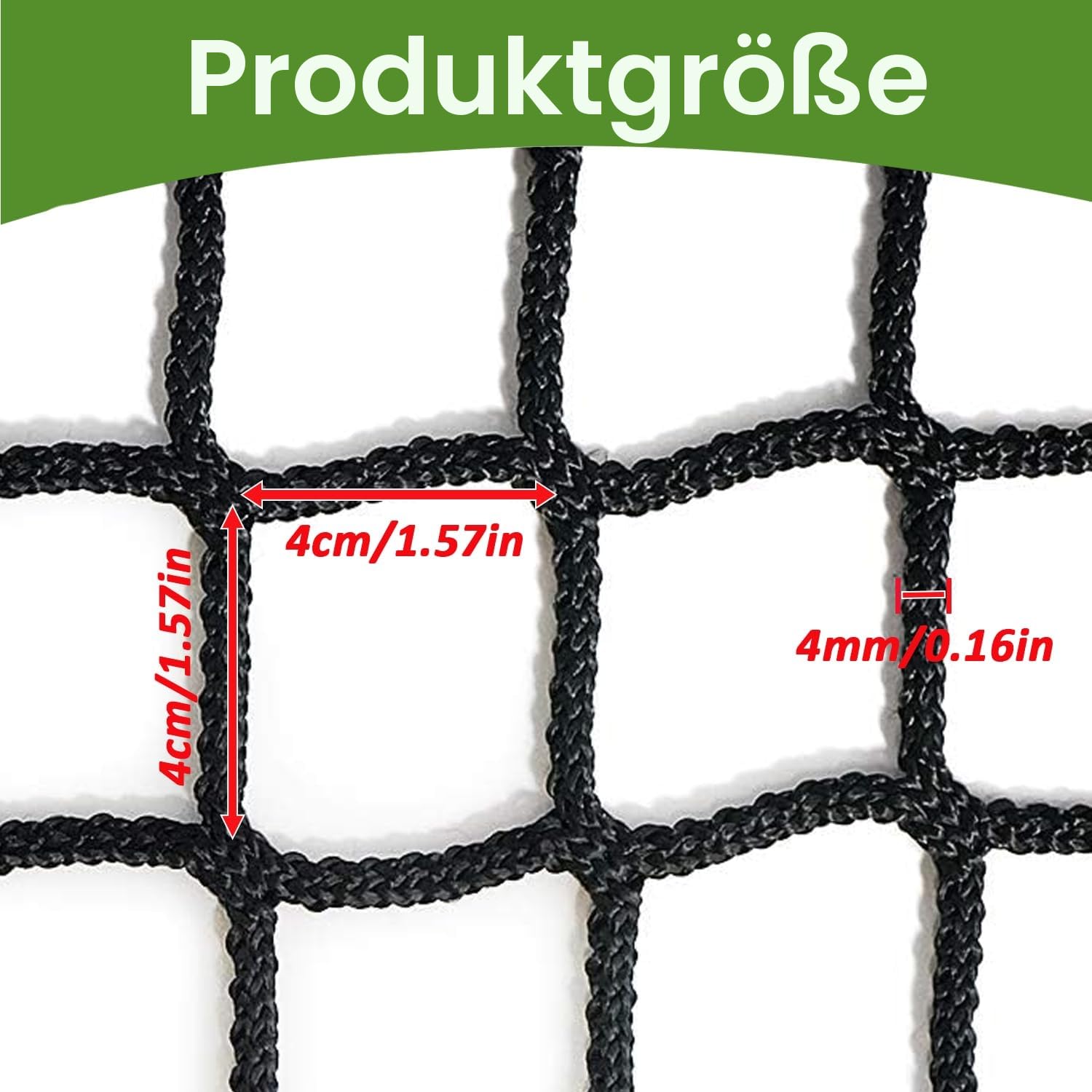 Sicherheitsnetz für Kinder Katzennetz für Balkon Polyester Schutznetz hochbett Netz Rausfallschutz Treppenschutznetz Geländerschutznetz Knotenlos Universal Sicherheitsnetz, Schwarz(1X2m)
