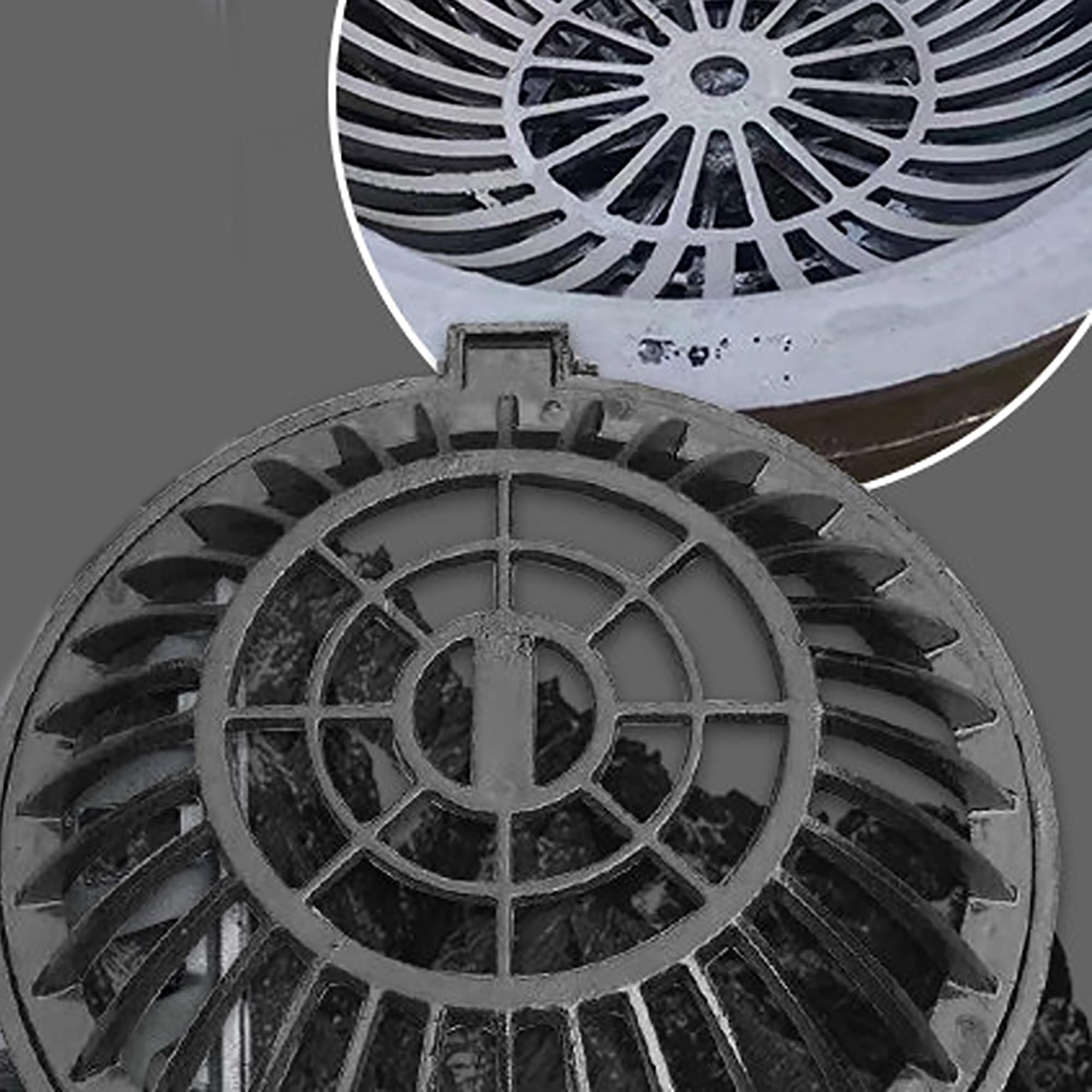 PSG Tapa De Registro De Rebose De Fundición Dúctil(350mm)