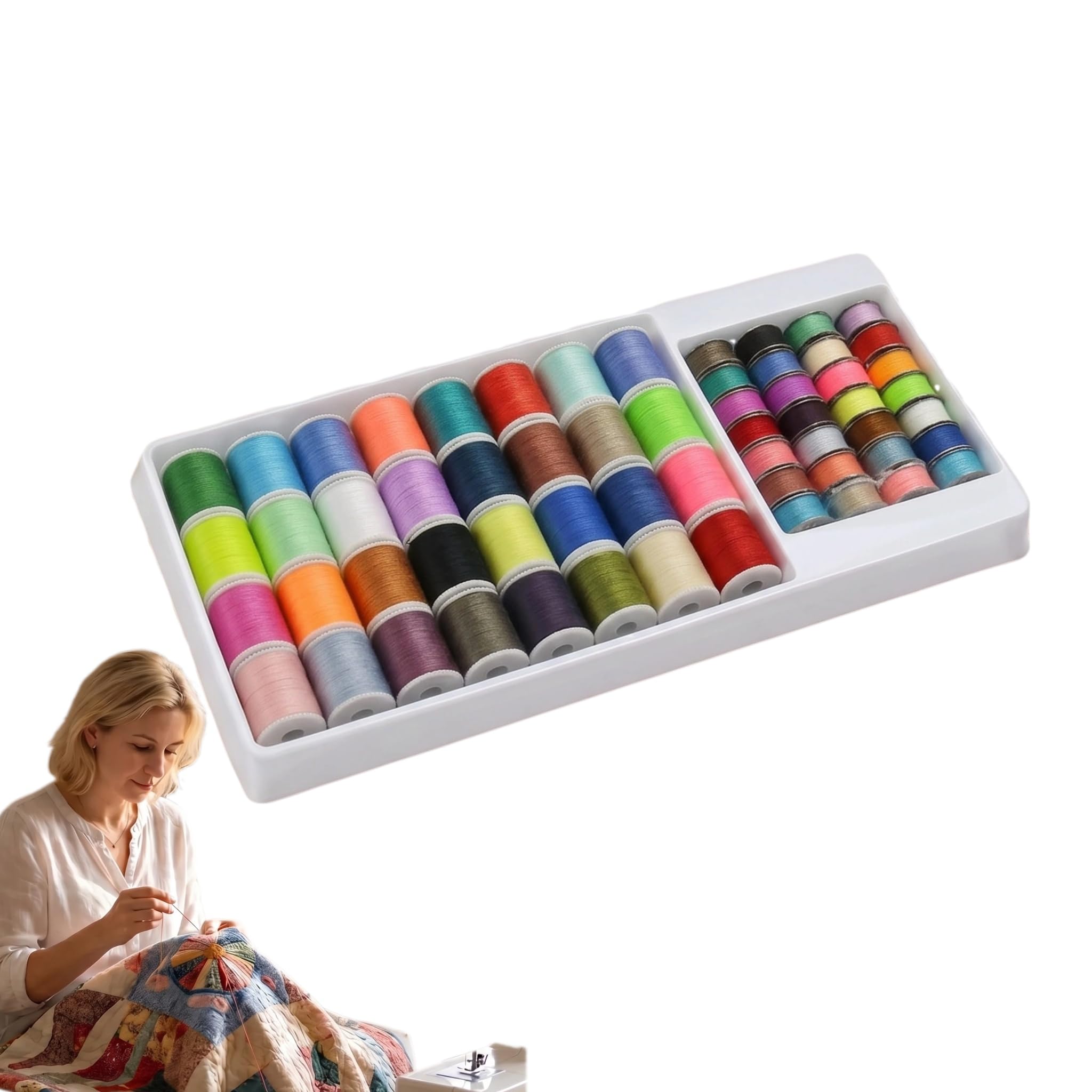 Sewing Machine Threads, 60 Color Sewing Thread, Polyester
