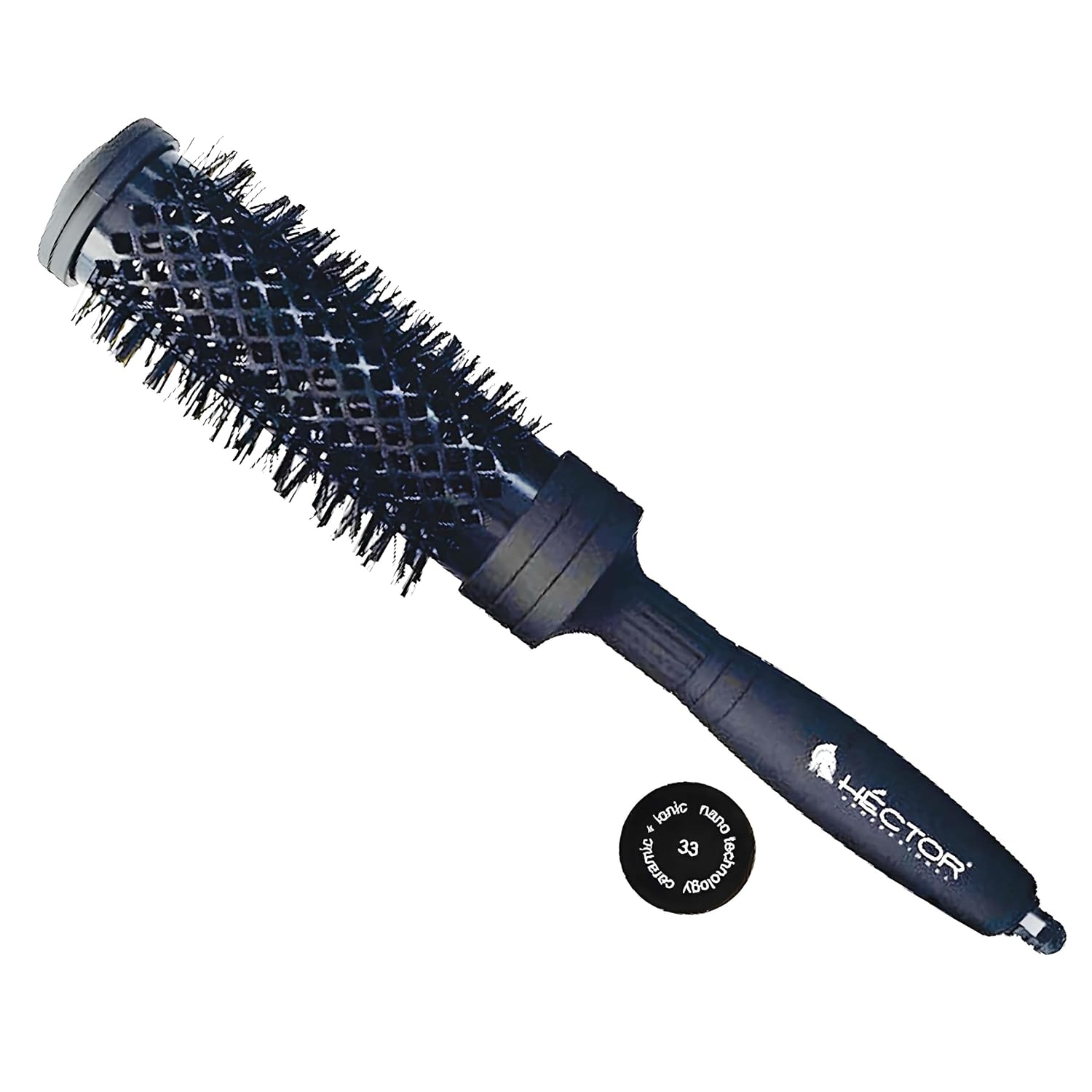 CERAMIC HEAT PROOF PROFESSIONAL ROUND HAIR BRUSH (ANTI MELTING TECHNOLOGY) (33- MEDIUM)