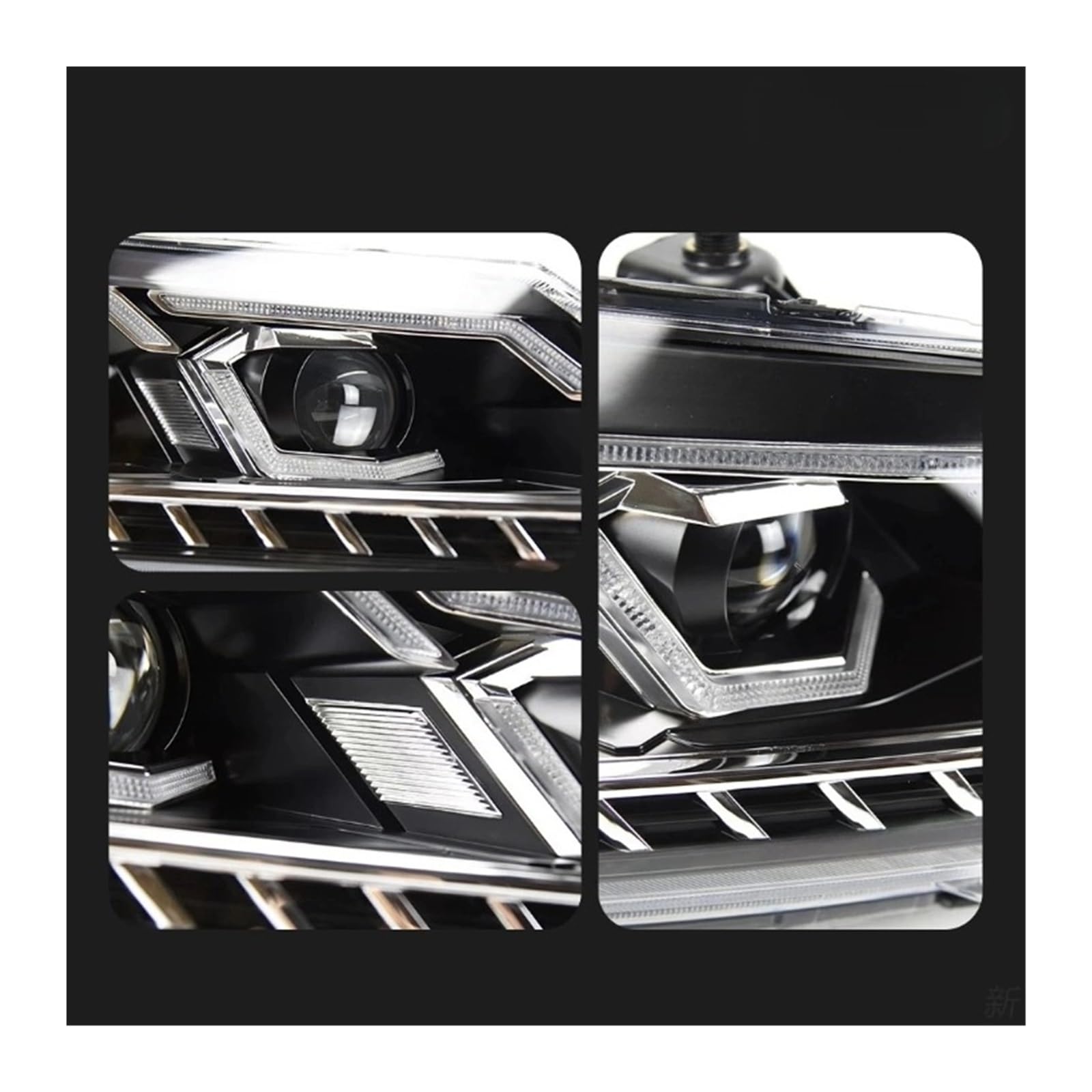 Reflektor przedni kompatybilny z VW Passat B7 Reflektor 2011-2016 Reflektor wersja amerykańska DRL Kierunkowskaz Angel Eye Projektor Soczewka
