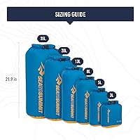 Vista 6 de Sea to Summit eVac bolsa impermeable, bolsa de compresión con tapa enrollable, 3 litros, azul azulejo turco