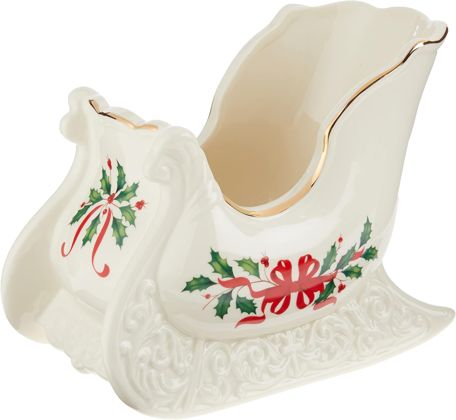 Lenox Holiday Sleigh Centerpiece Bowl, 2.70, Multi