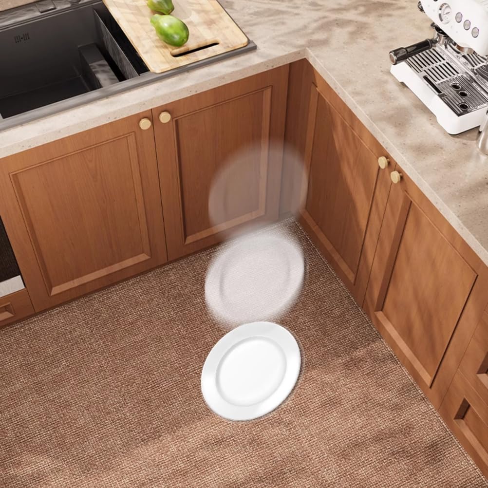 Dreieck Eck Teppich Küchenteppiche Waschbar Rutschschutz Küchenmatte für Boden Super absorbierend Bereich Teppich Imitation Bettwäsche geflochten Teppich,A,120 * 120cm