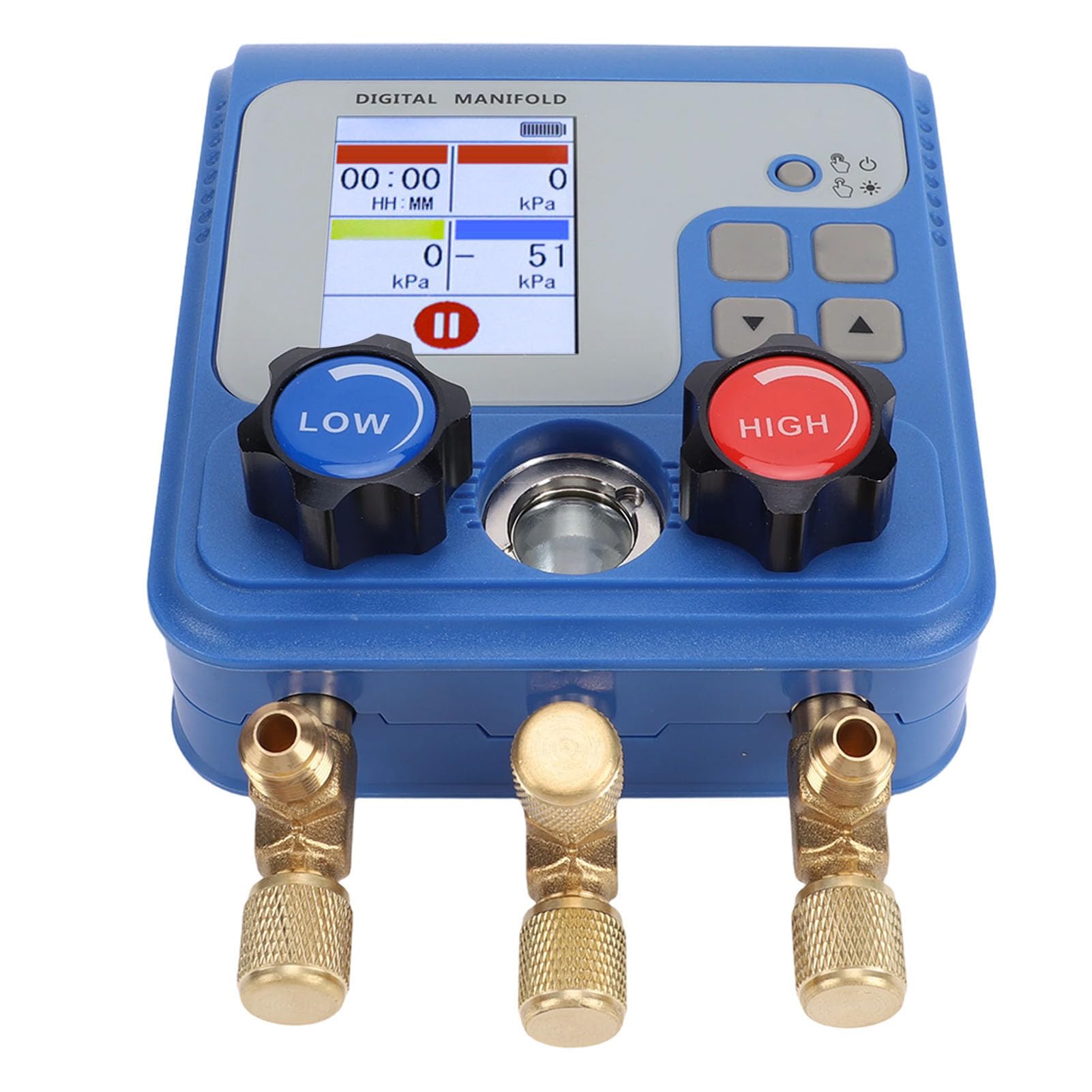 Matybobe Manómetro Digital HVAC, Medidor de Presión y Vacío de Doble