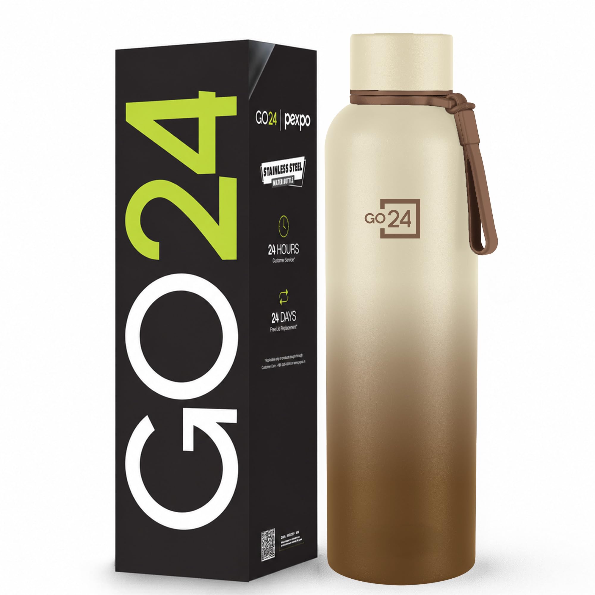 Go24 pexpo Stainless Steel Water Bottle 1 LTR | Thermosteel Flask — Amazon image 12