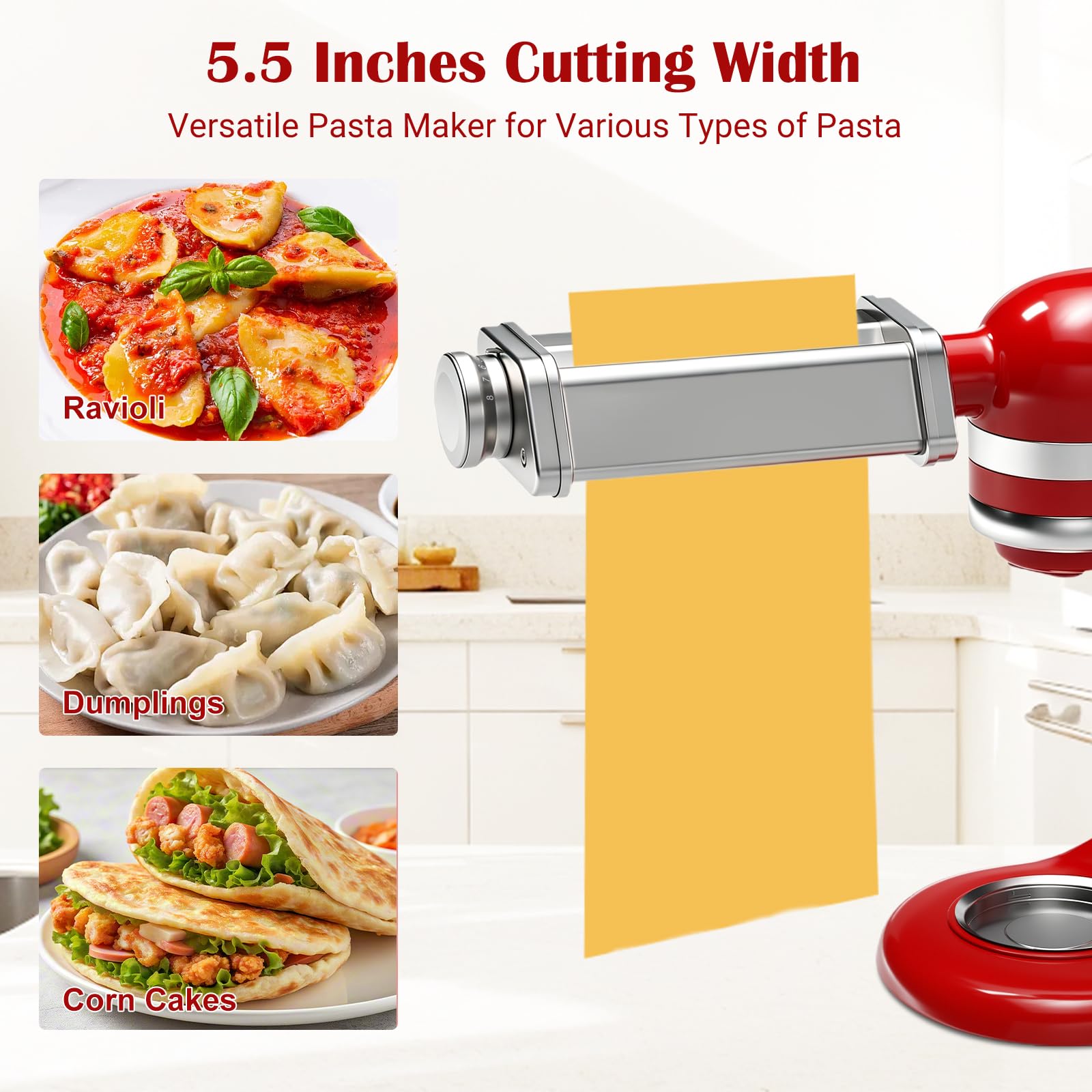 Amazon | KitchenAidスタンドミキサー用パスタローラーアタッチメント