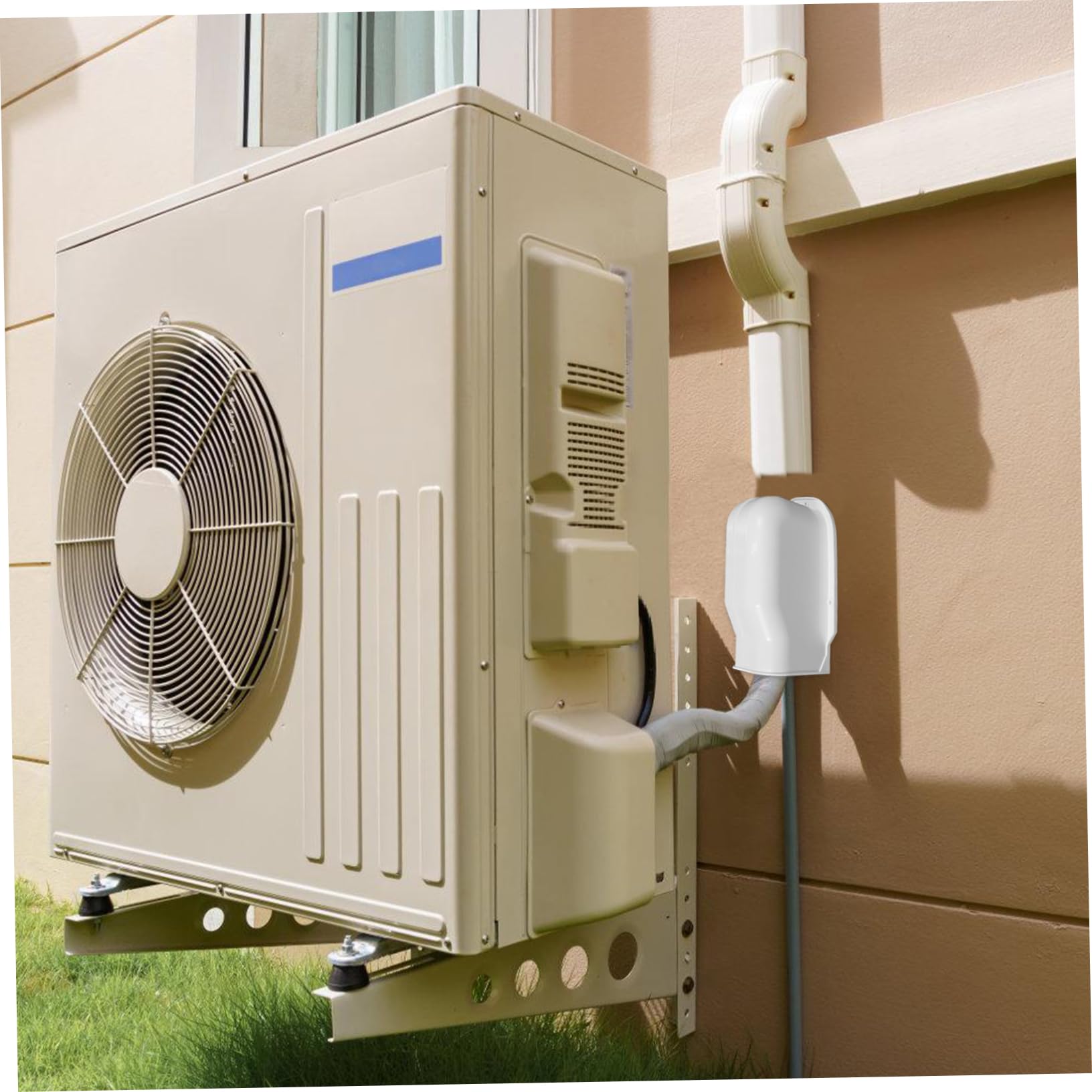 Alipis 5 Stück Klimaanlage Dekorative PVC Abdeckung für Rohrführung zu Installieren für Klimageräte Sorgt für Ordentliches Erscheinungsbild und Einfache