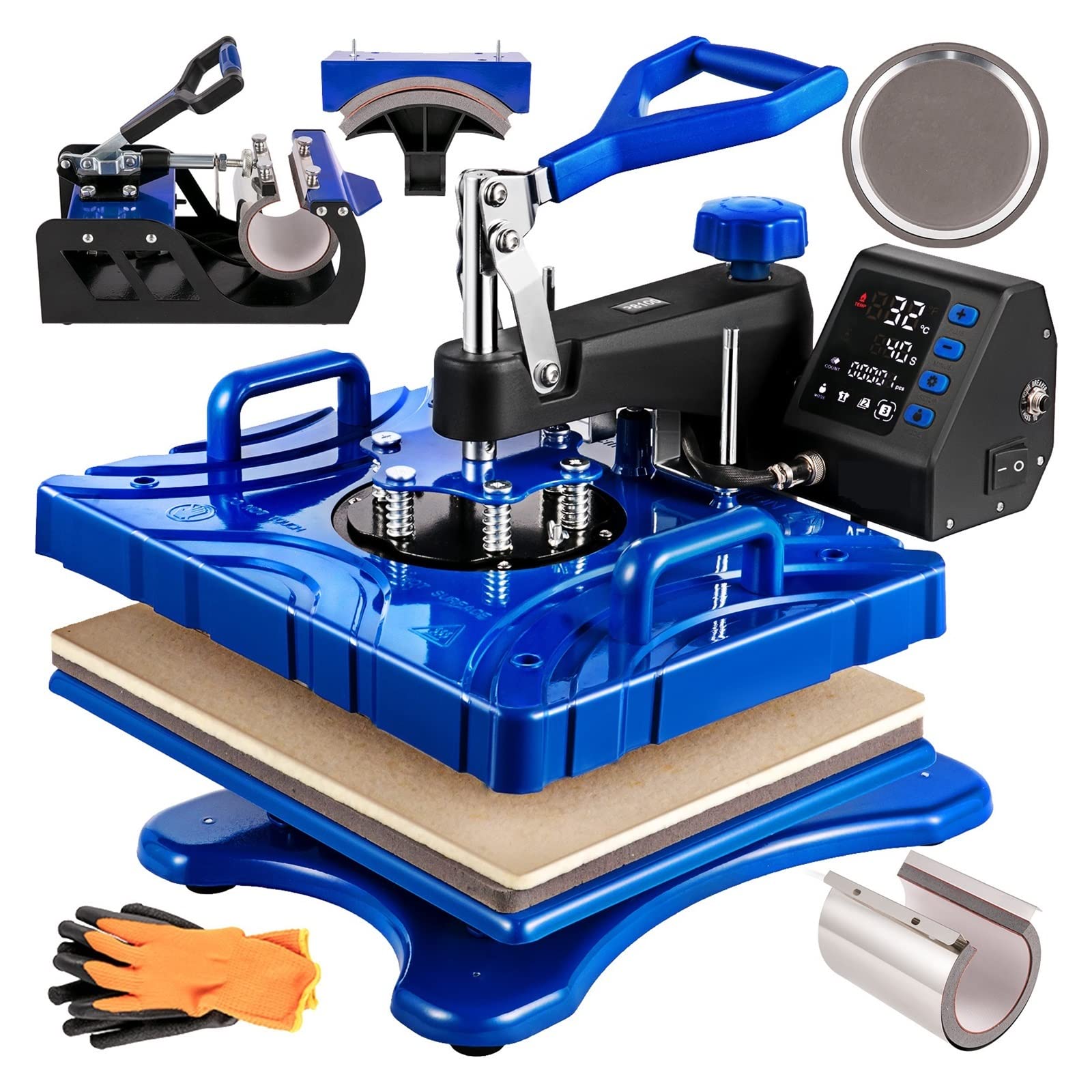 Machine de sublimation de la chaleur 12x15 pouces pour t-shirt et objets personnalisés