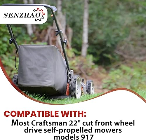 Miniatura 7 de 583719501 Ruedas de tracción delantera 194231X460 para cortacésped autopropulsado Craftsman Drive, paquete de 2