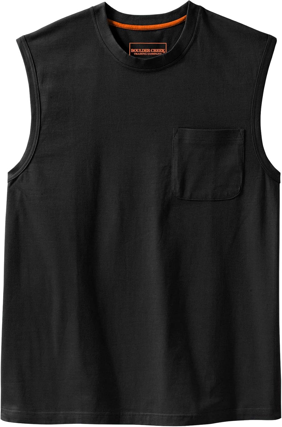 Boulder Creek by Kingsize Men's Big & Tall Heavyweight Pocket Muscle Tee