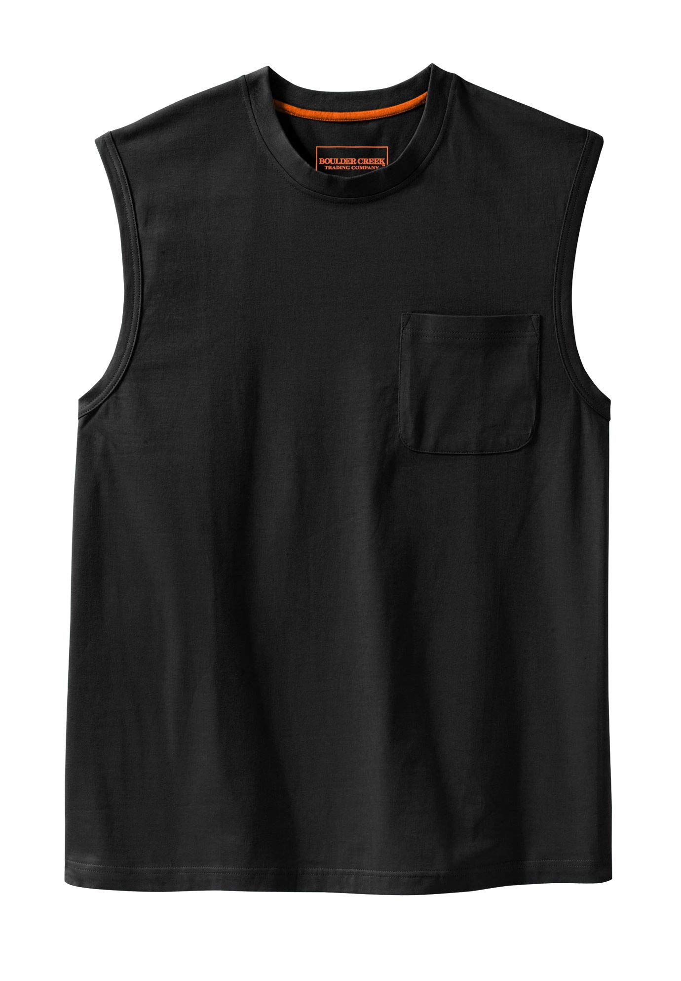 Boulder Creek by Kingsize Men's Big & Tall Heavyweight Pocket Muscle Tee