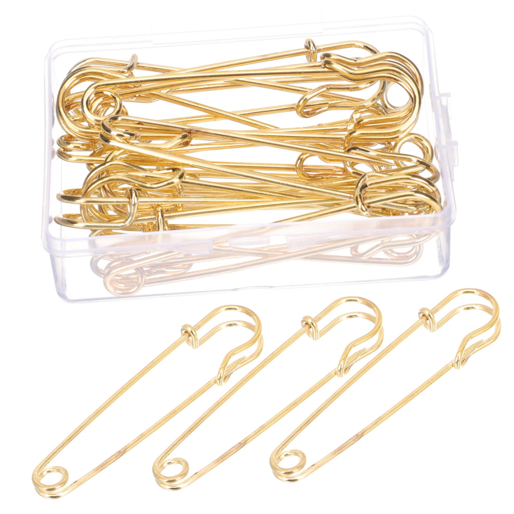 NUOBESTY 30stücke Retro Sicherheitsnadel Clips Teiliges Aus Rostfreiem Edelstahl Für Nähprojekte Bastelarbeiten Sicher Und Einfach Zu Verwenden Für Kleidung Und Accessoires