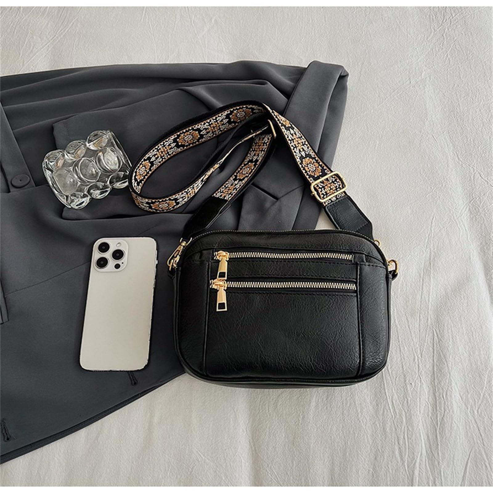 Borsa A Tracolla da Donna Singola alla Moda Pendolare Versatile-Marrone