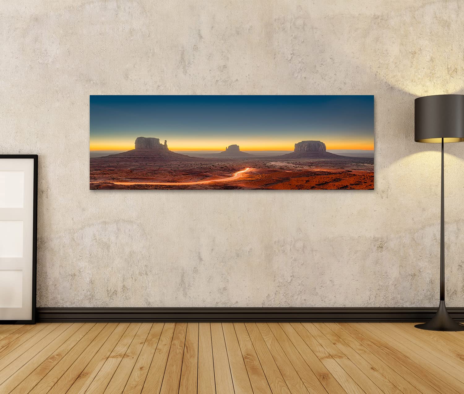 islandburner Quadro su tela Monumento Valley Arizona Usa crepuscolo città immagini murali poster