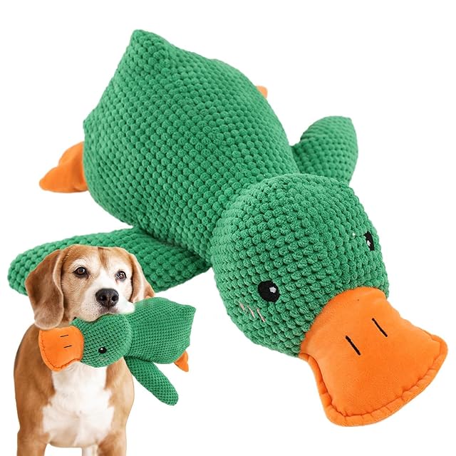 Foto 4 de 7 de Juguetes chirriantes para Cachorros, de Peluche de Pato de Peluche para Mascotas, para Perro de Pato Relajante