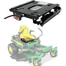 ELITEWILL Seat Suspension Kit for Zero Turn Lawn Mower Compatible with John Deere, Hustler, Exmark, Kubota Lawnmowers, Adjustable Tractor Seat Suspension Kit for Forklift, Bulldozers Seat