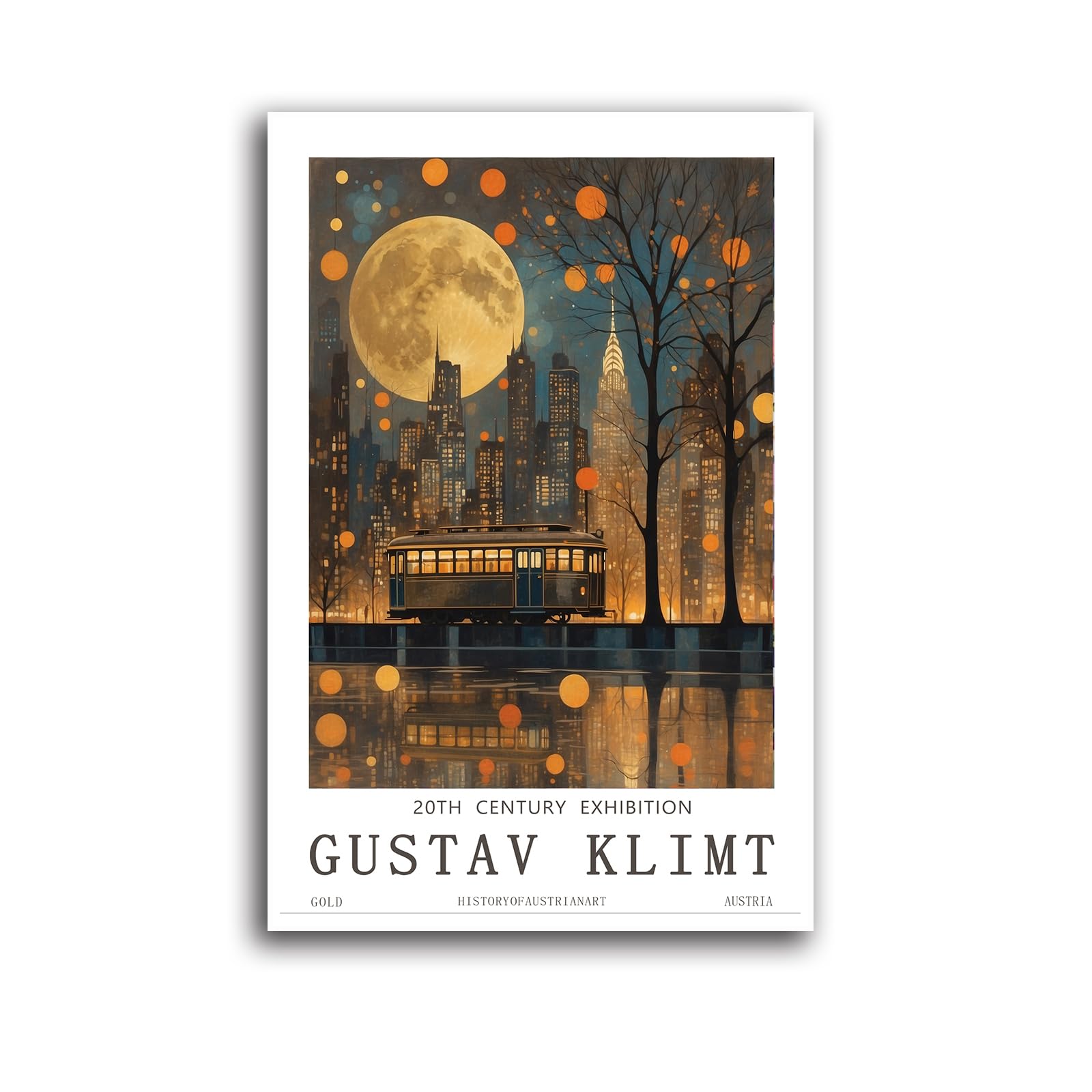 Gustav Klimt Wall Art Landscape Poster