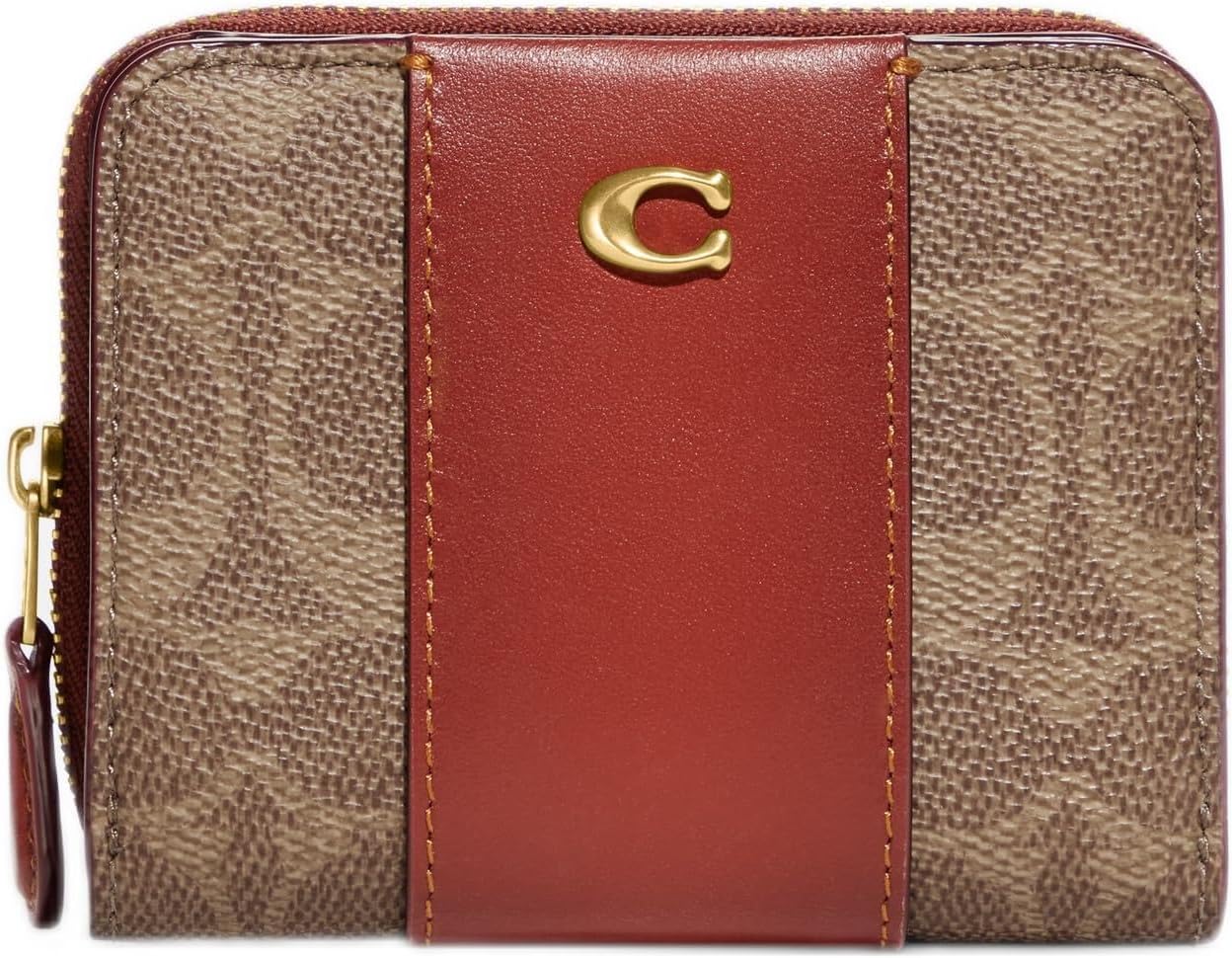 Coach Women's Billfold Wallet Small Zip Around