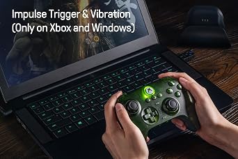 8Bitdo Ultimate 3-mode Hall Effect Joysticks/Hall Trigger Controller with Charging Dock, Wired for Xbox Series X|S, Xbox One, Wireless for Apple, Windows & Android - Officially Licensed (Jade)