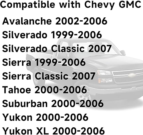 Miniatura 9 de Dimeani Cubierta de tablero para Chevrolet Silverado 2007 2008 2009 2010 2011 2012 2013 2014, cubierta de tablero para Chevy Tahoe Suburban