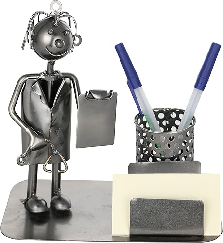 Wine Bodies Tarjetero hecho a mano para tarjetas de visita y bolígrafo 7" x 7"