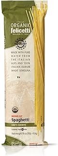 Organic Felicetti Spaghetti Pasta Italian Non-GMO 16oz (454g) 2 Pack