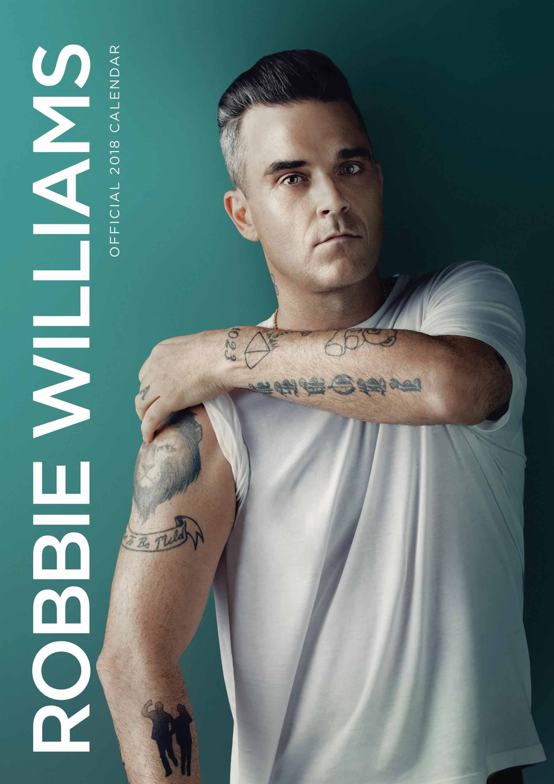 Robbie Williams Official 2018 Calendar - A3 Poster Format Calendar – Wall Calendar, 1 Oct. 2017