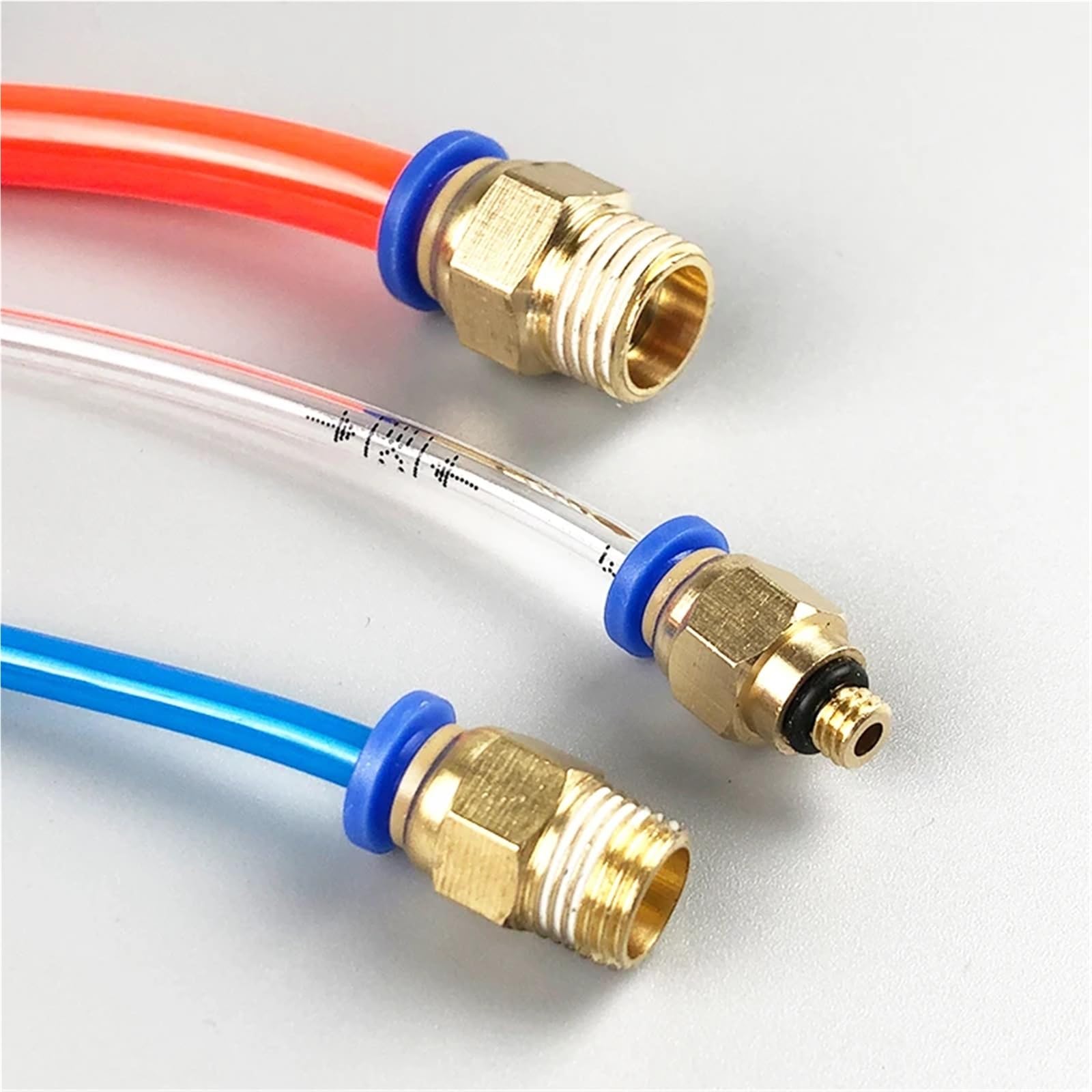 Conectores rápidos de montaje neumático para PC, M5, M6, M8, M10, M12, M14, M16, M20, 100 unidades (PC4-M5 x 0.75)