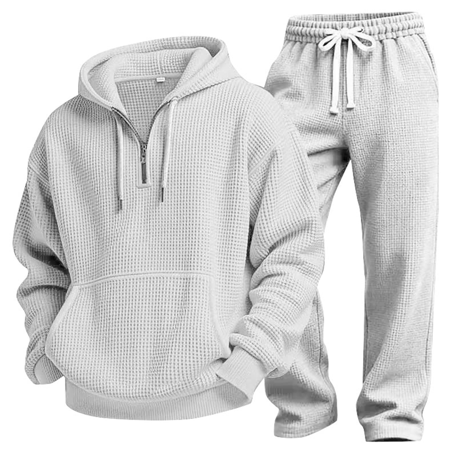 Chandal Hombre Deporte Sudadera con Capucha Térmico Entretiempo y2k