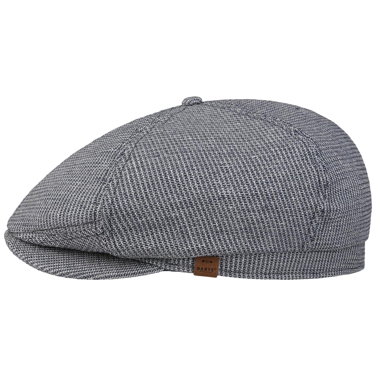 Barts Men's Denim Jamaica Circles Flat Cap - Ivy Hat With Peak, Lining, Lining Spring-Summer Summer - One Size