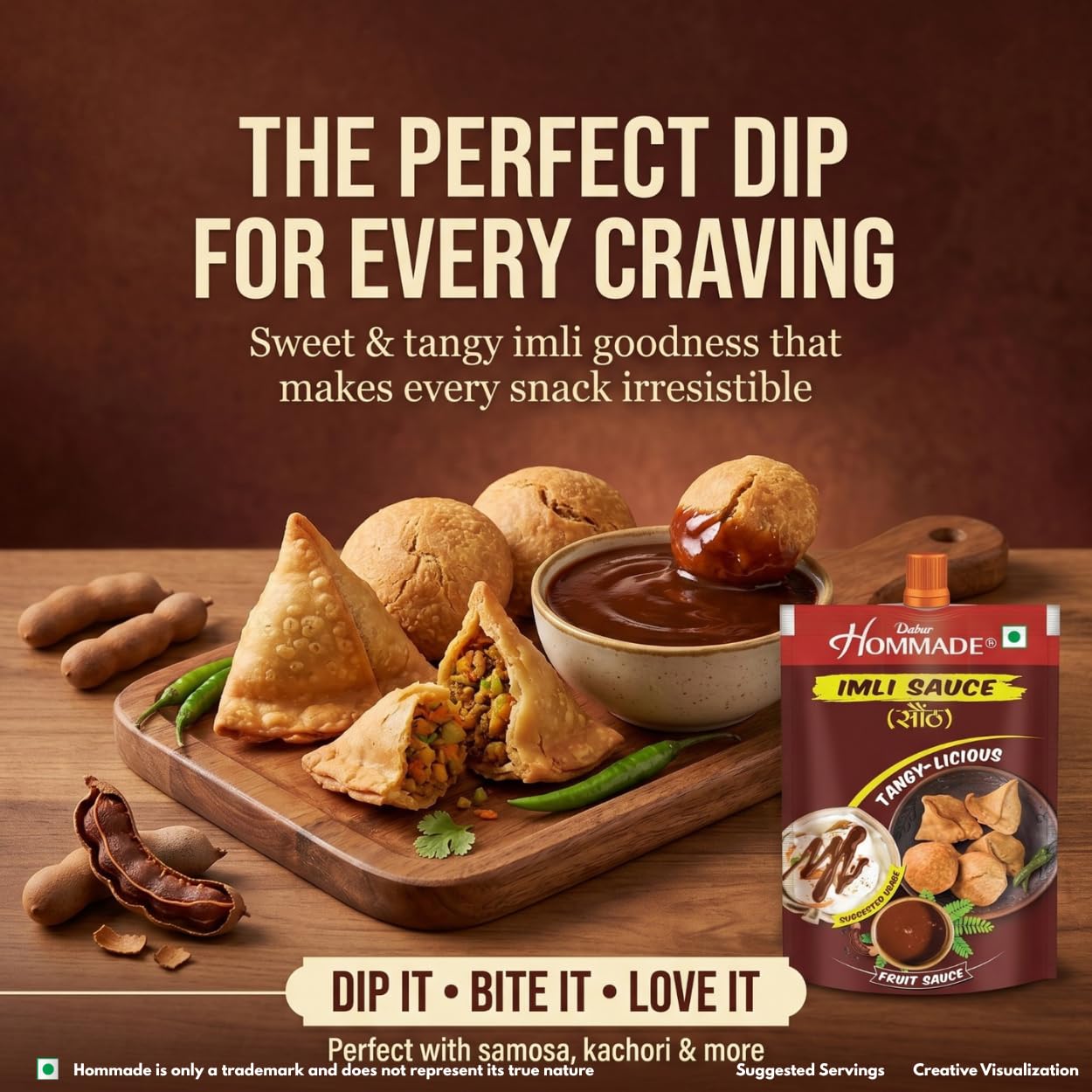 Dabur Hommade Imli Sauce Prepared From Tamarind, 100 Gm 3