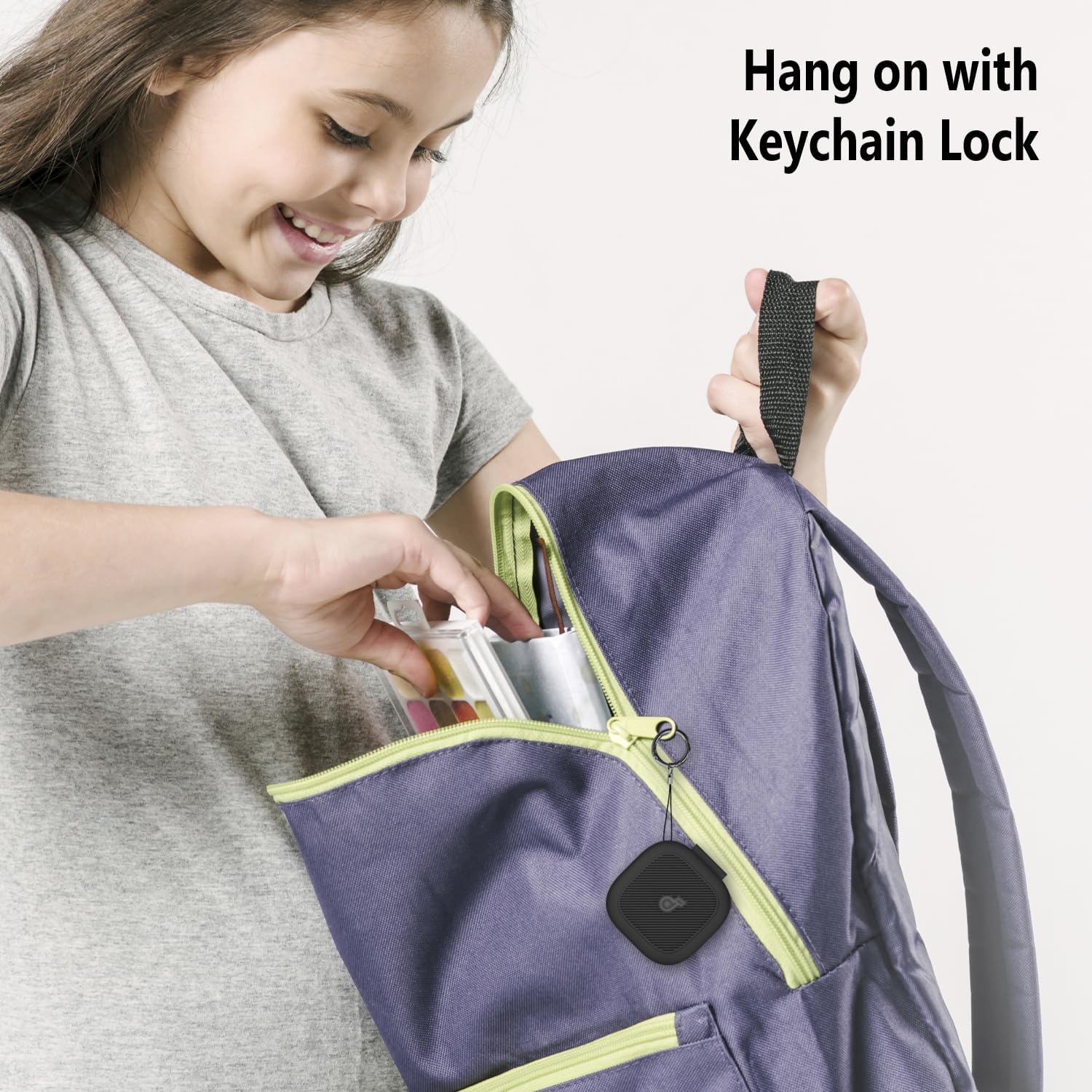 Geiomoo Silicone Case for Anker Soundcore P31i, Soft Flexible Scratch Resistant Protective Cover with Carabiner (Black) - Image 6