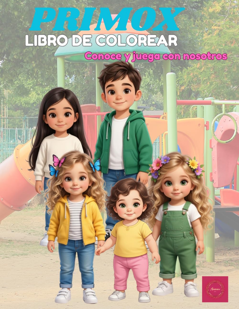 Libro de Colorear para Niños 4-8 años: Primox – Conoce a la Pandilla: Dibujos fáciles y divertidos para colorear, personajes y aventuras infantiles (Universo Primox para colorear)
