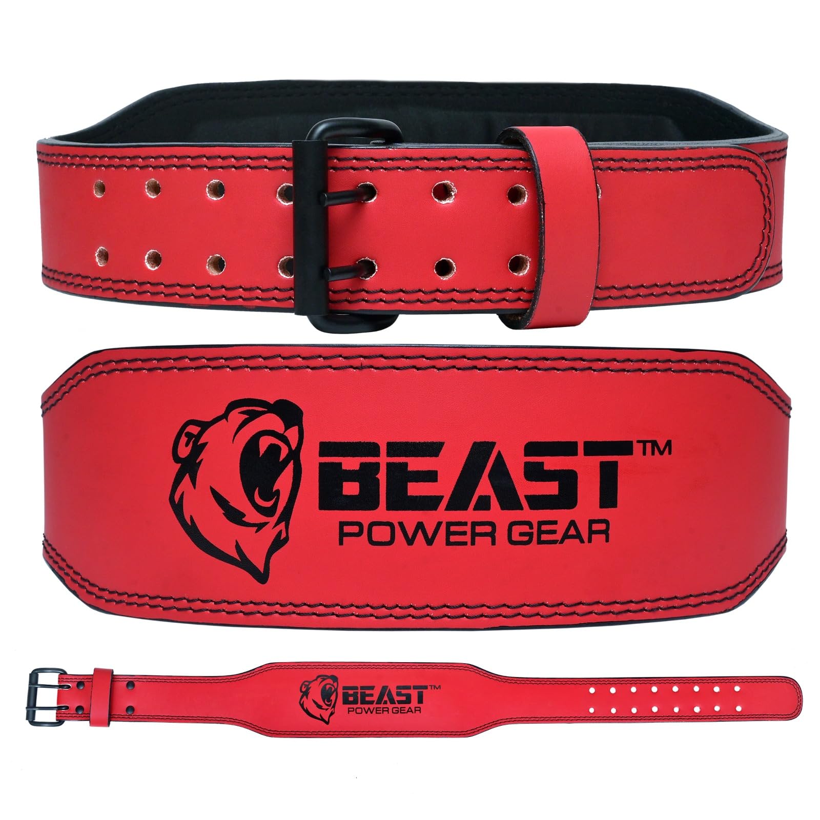 Ceinture d'haltérophilie, 10,2 cm, en cuir, rembourrée en mousse, pour la musculation, les squats, les détachements de sol, ceinture pour hommes et femmes