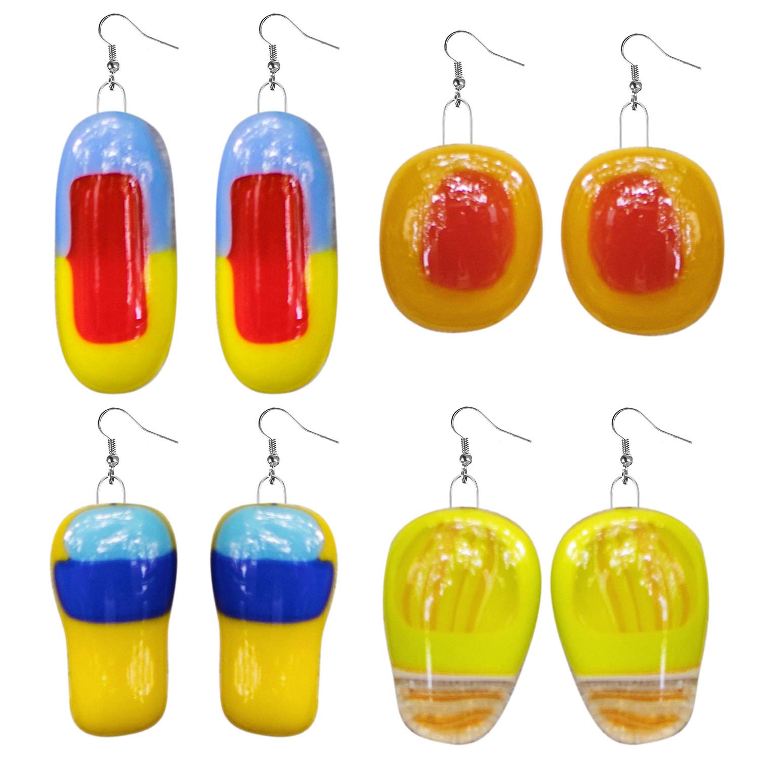 Tatuo 60 Pieces High Temperature Nichrome Wire Jump Rings, 21 Gauge with a Plastic Storage Box, U Hanger Hooks for Pendant, Ceramic Ornaments, Fusing in Glass, Hobbyists DIY Pendant - Image 5