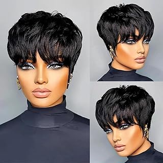 Short Pixie Cut Wigs For Black Picks collage image 4