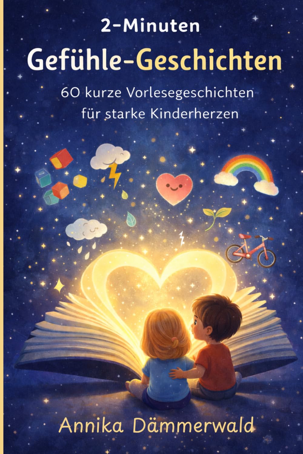 2-Minuten-Gefühle-Geschichten: 60 kurze Vorlesegeschichten für starke Kinderherzen. Wie Kinder spielerisch lernen, mit Wut, Angst und Neid umzugehen. Inklusive Reflexionsfragen und Mini-Übungen.