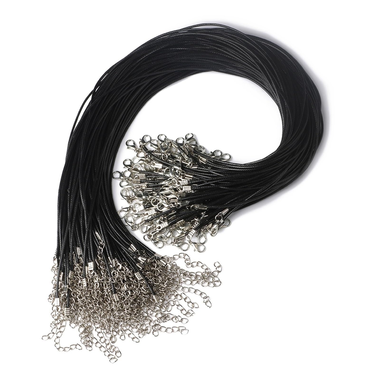Necklace Cord 100PCS Leather Cord Necklace Chain