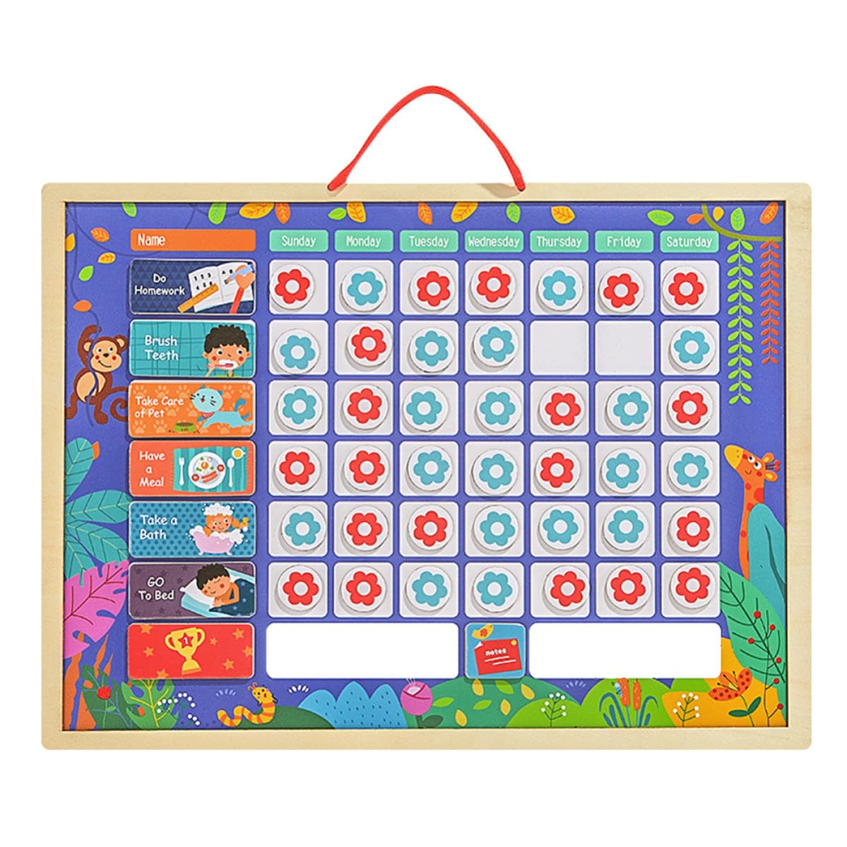 Tableau de Récompense LAPYAPPE pour Faciliter l'Apprentissage de la Propreté - 8