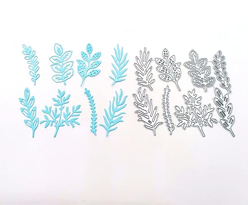 Miniatura 4 de 16 troqueles de corte de hojas, diseño de flores de verano, hojas de otoño, plantillas de metal en relieve para tarjetas, álbumes de recortes y