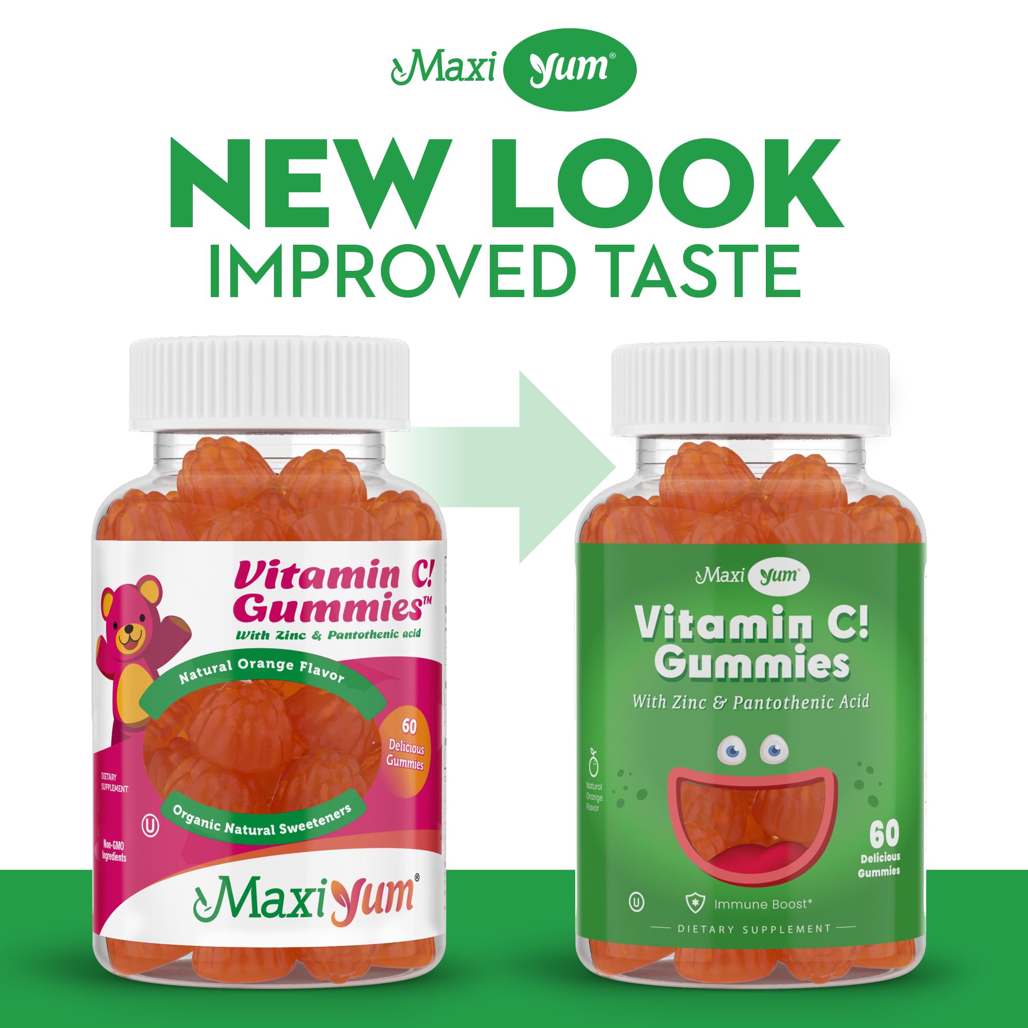Maxi Health® Vitamin C Gummies with Zinc (60 Gummies) — Amazon image 3