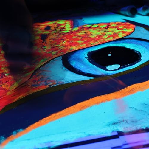 Miniatura 7 de Polvo que brilla en la oscuridad, azul natural para resina, epoxi, acrílicos, pintura, limo, selladores - 1.76 oz